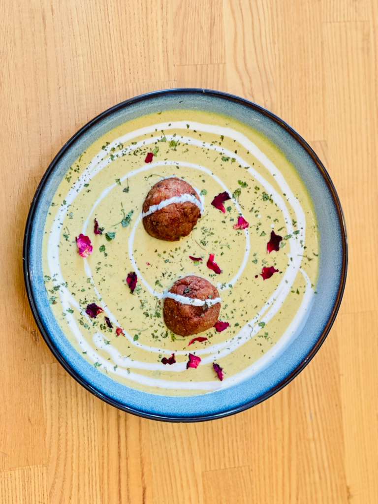 Malai Kofta, vegetarian North Indian main course at Dilli-6